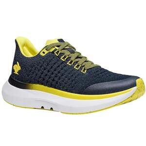 Rabbit Mens Dream Chaser Running Shoes US 12 Black Yellow Athletic Sneakers NIB